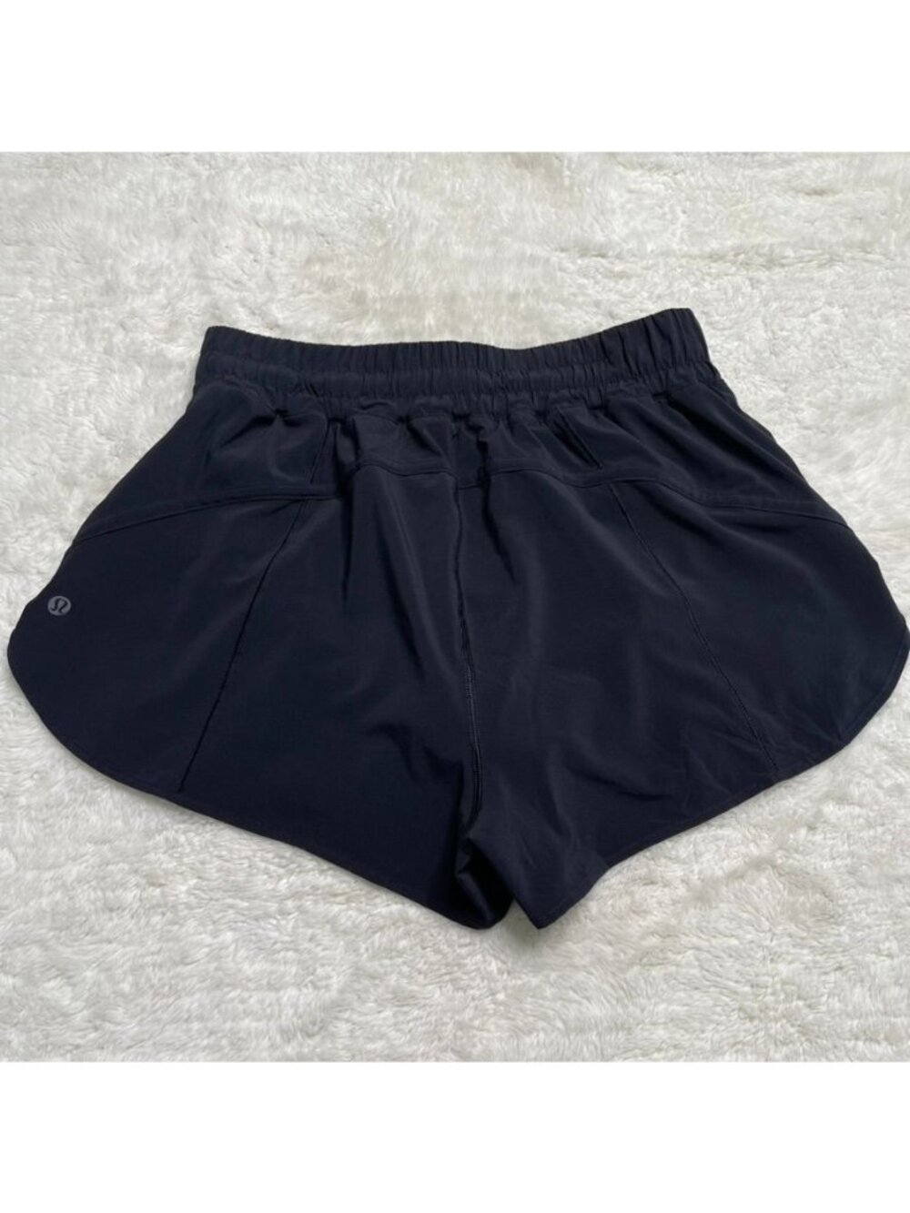 Lululemon Black Track That Tracker Athletic Shorts Womens Size 10